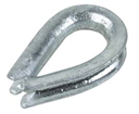 КОУШИ ДЛЯ СТАЛЬНЫХ КАНАТОВ, ТИП DIN 3090